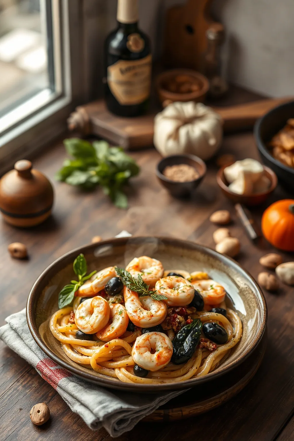 Italian Prawn Linguine Recipe
