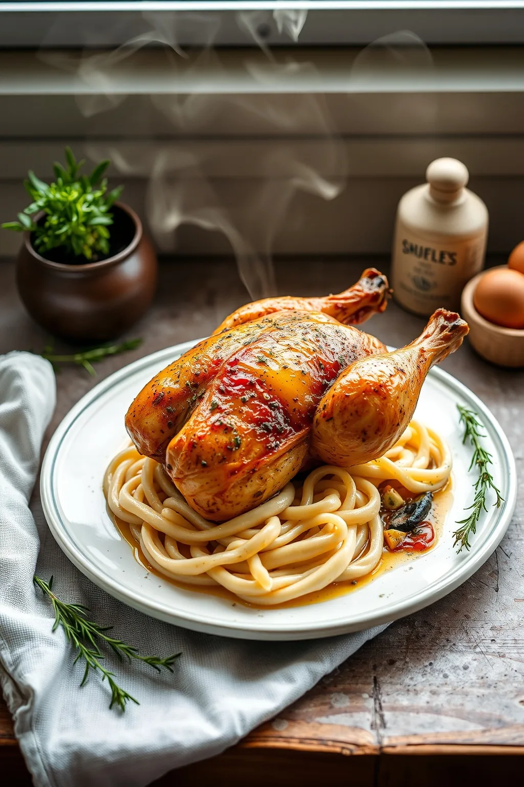 Italian Roasted Chicken With Herbs Recipe