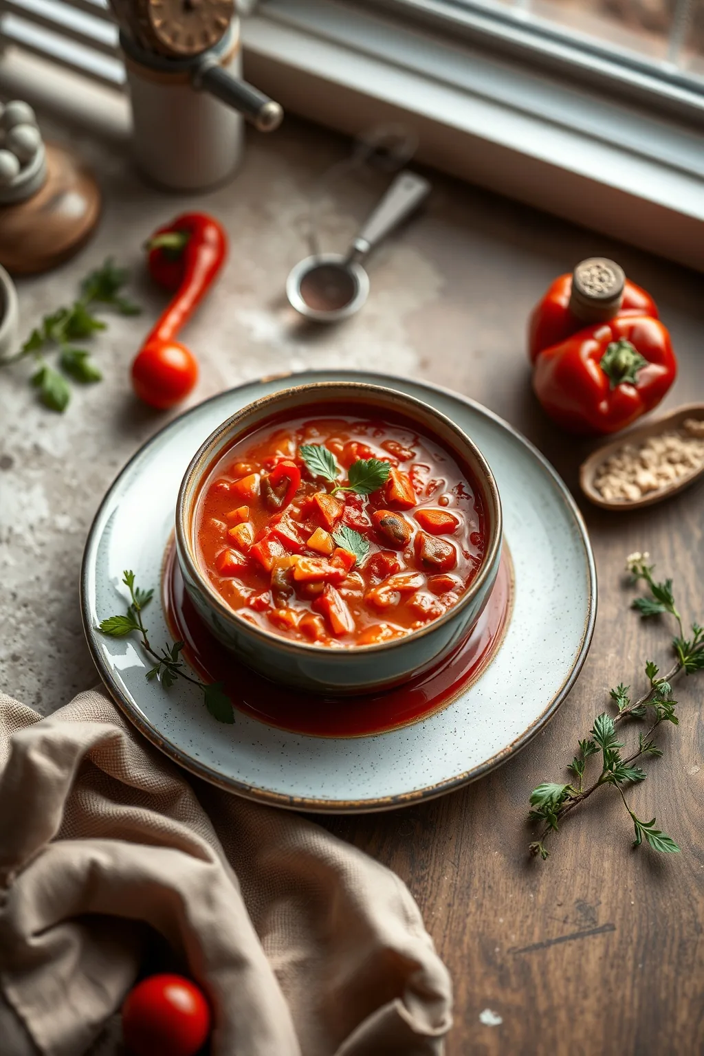 Italian Roasted Pepper Soup Recipe