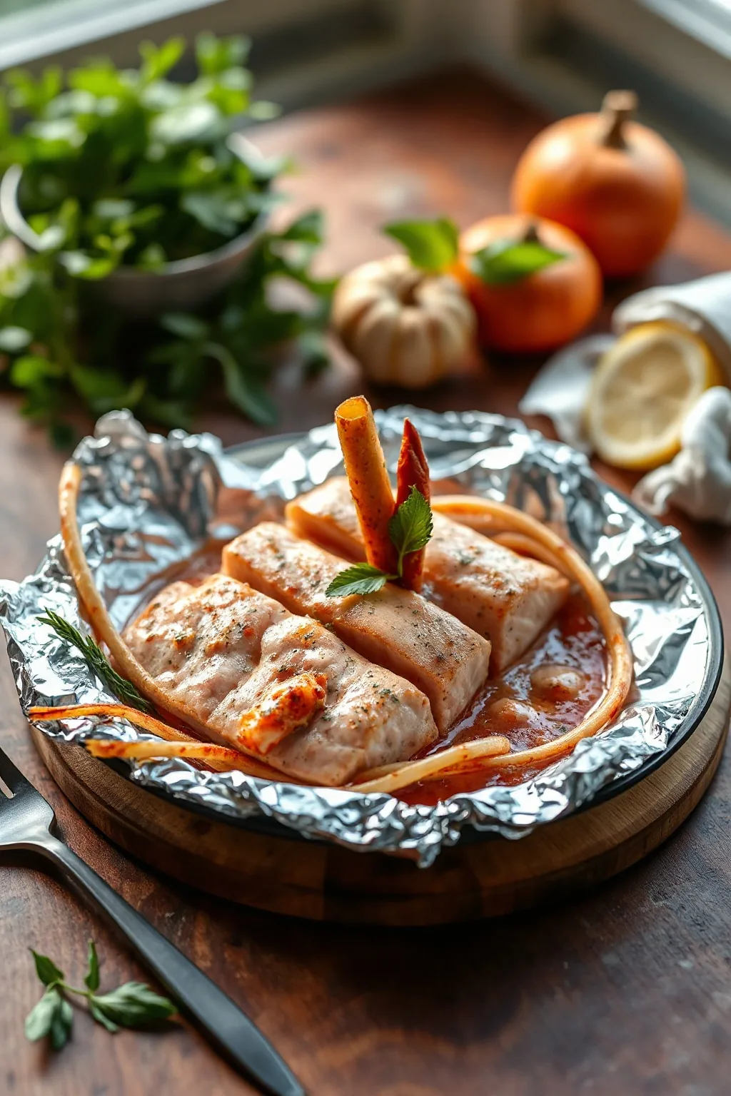 Italian Salmon in Foil Recipe