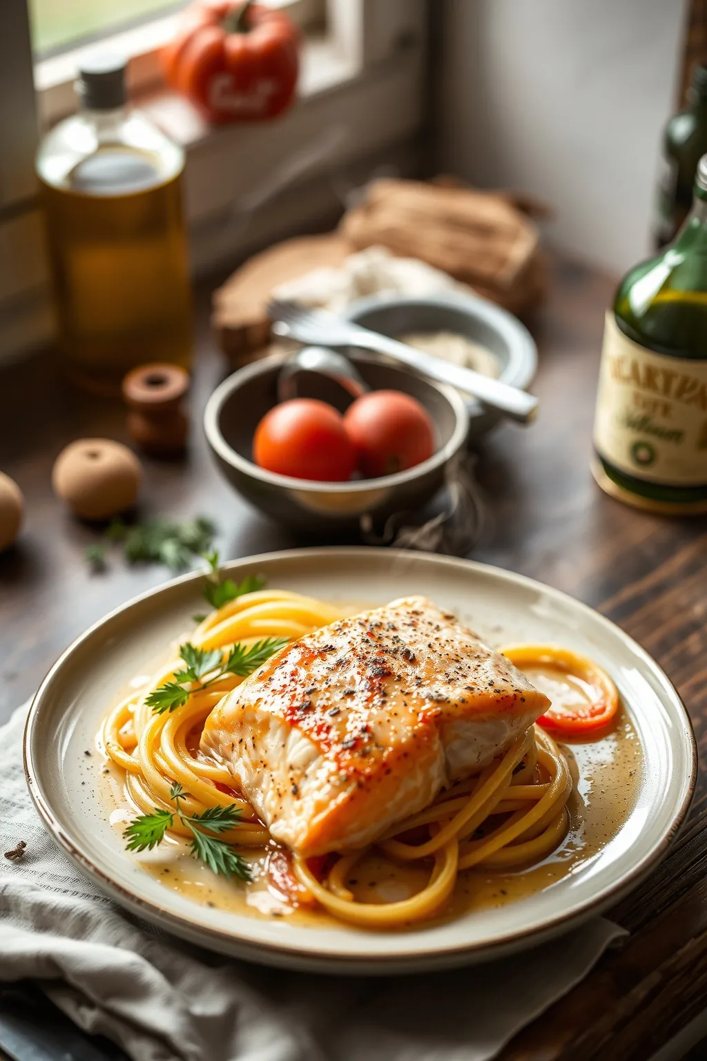 Italian Salmon Piccata Recipe