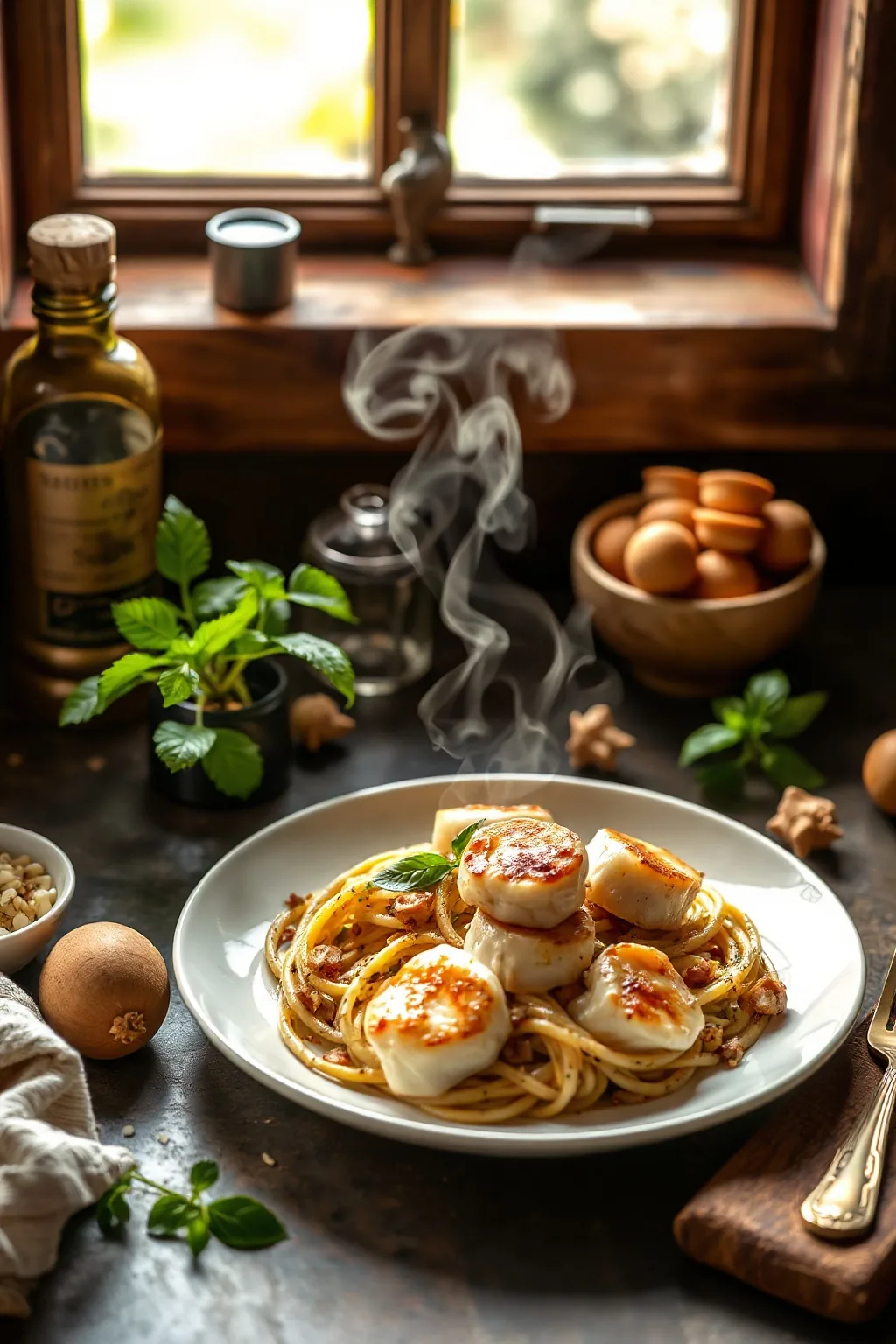 Italian Scallop Pasta Recipe