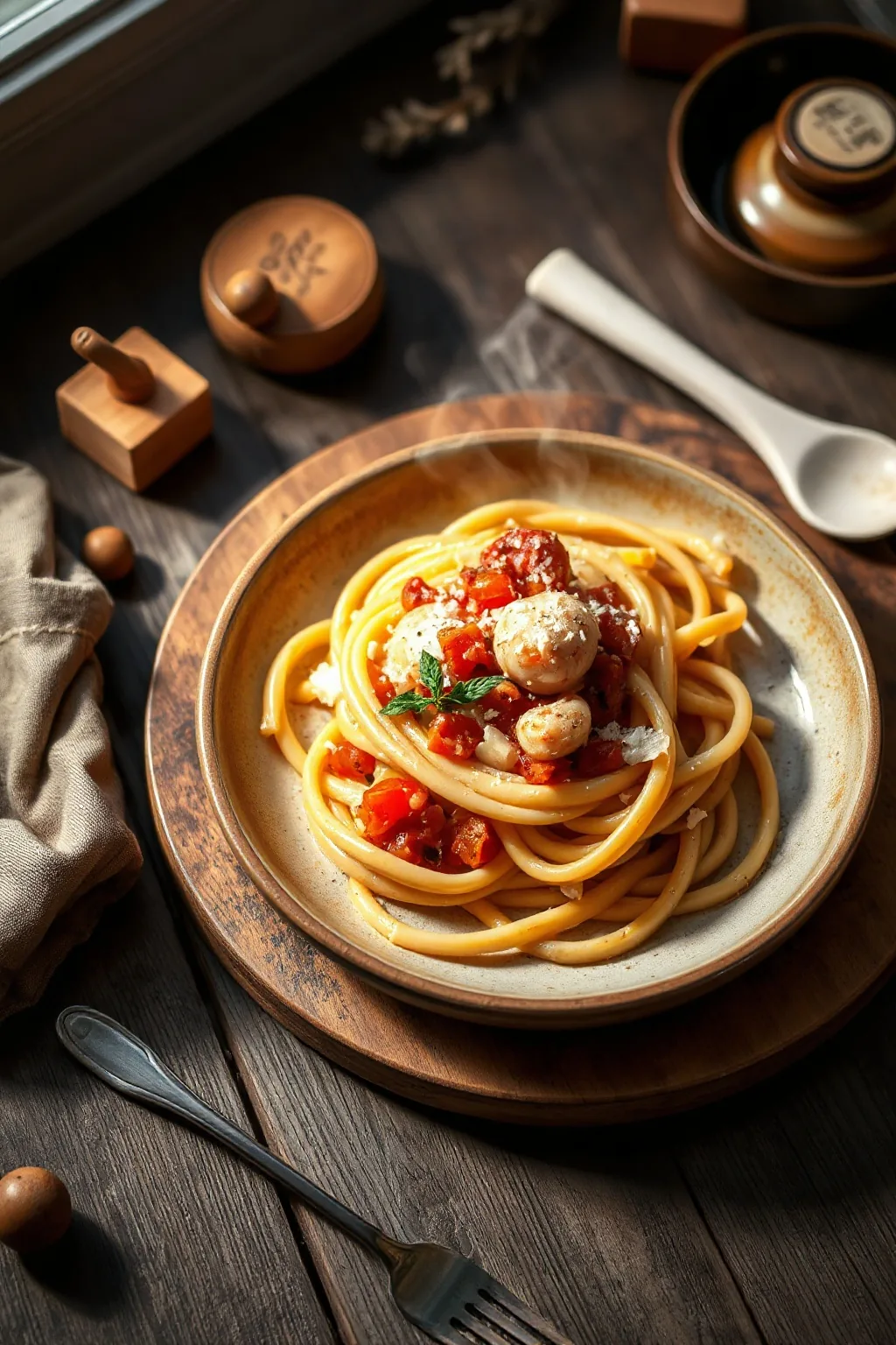 Italian Seafood Fettuccine Recipe