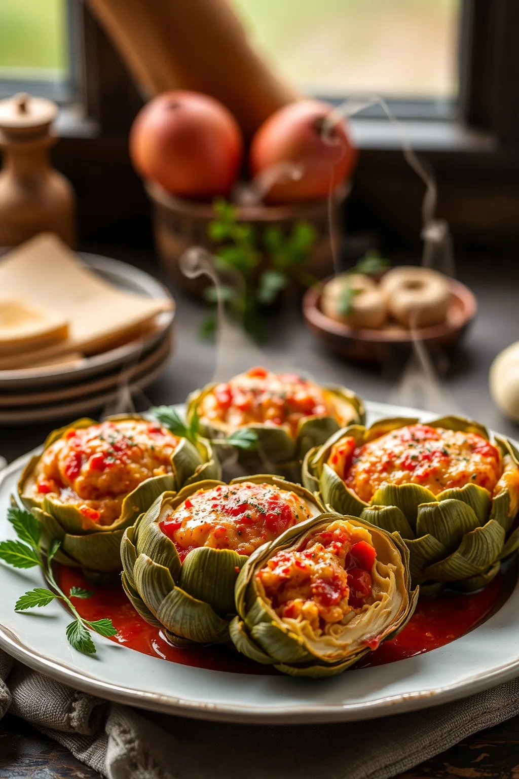 Italian Stuffed Artichokes Recipe