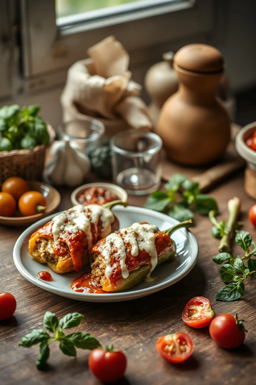 Italian Stuffed Banana Peppers Recipe
