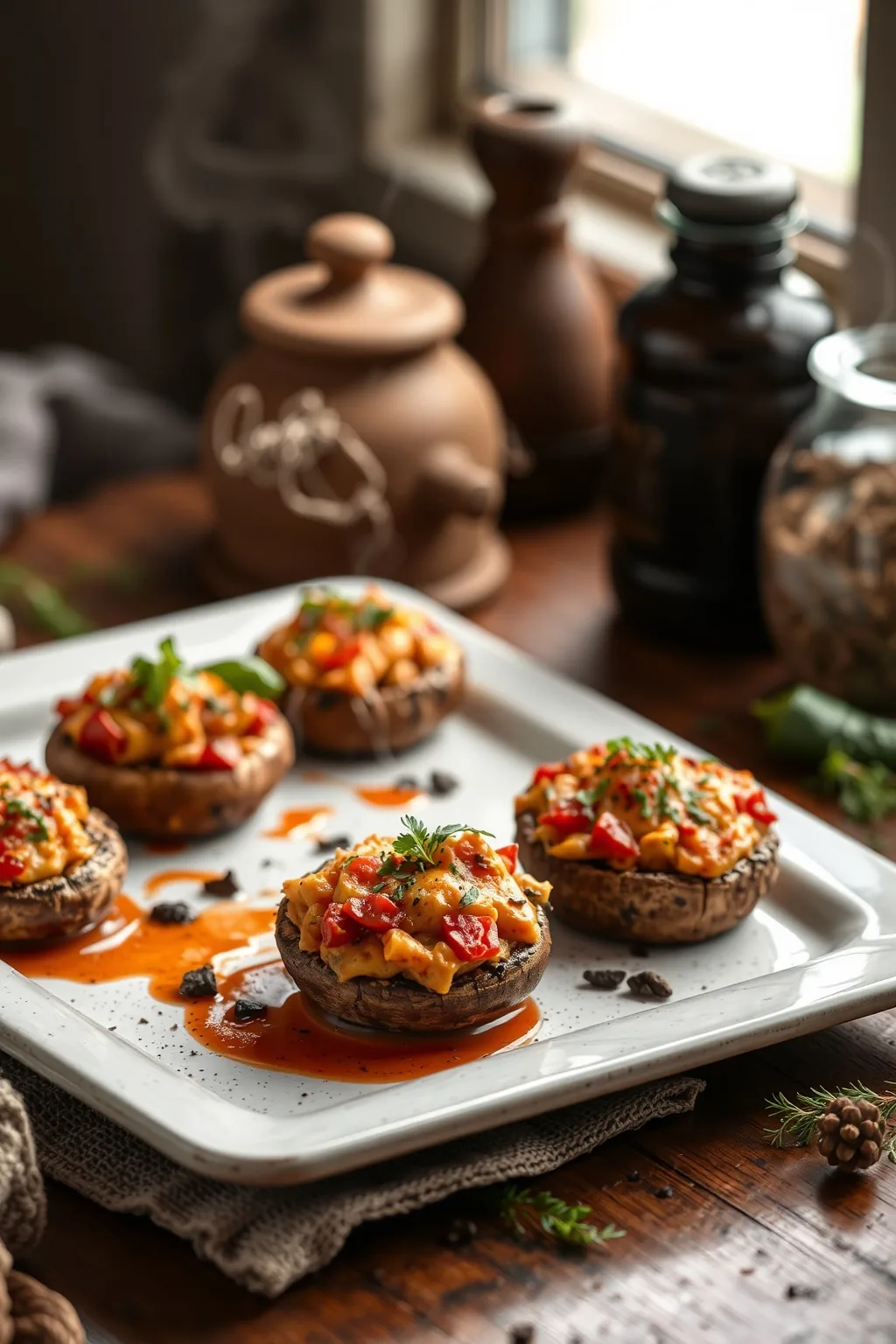 Italian Stuffed Mushrooms Recipe
