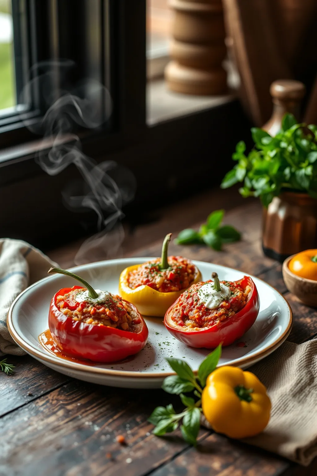 Italian Style Stuffed Peppers Recipe