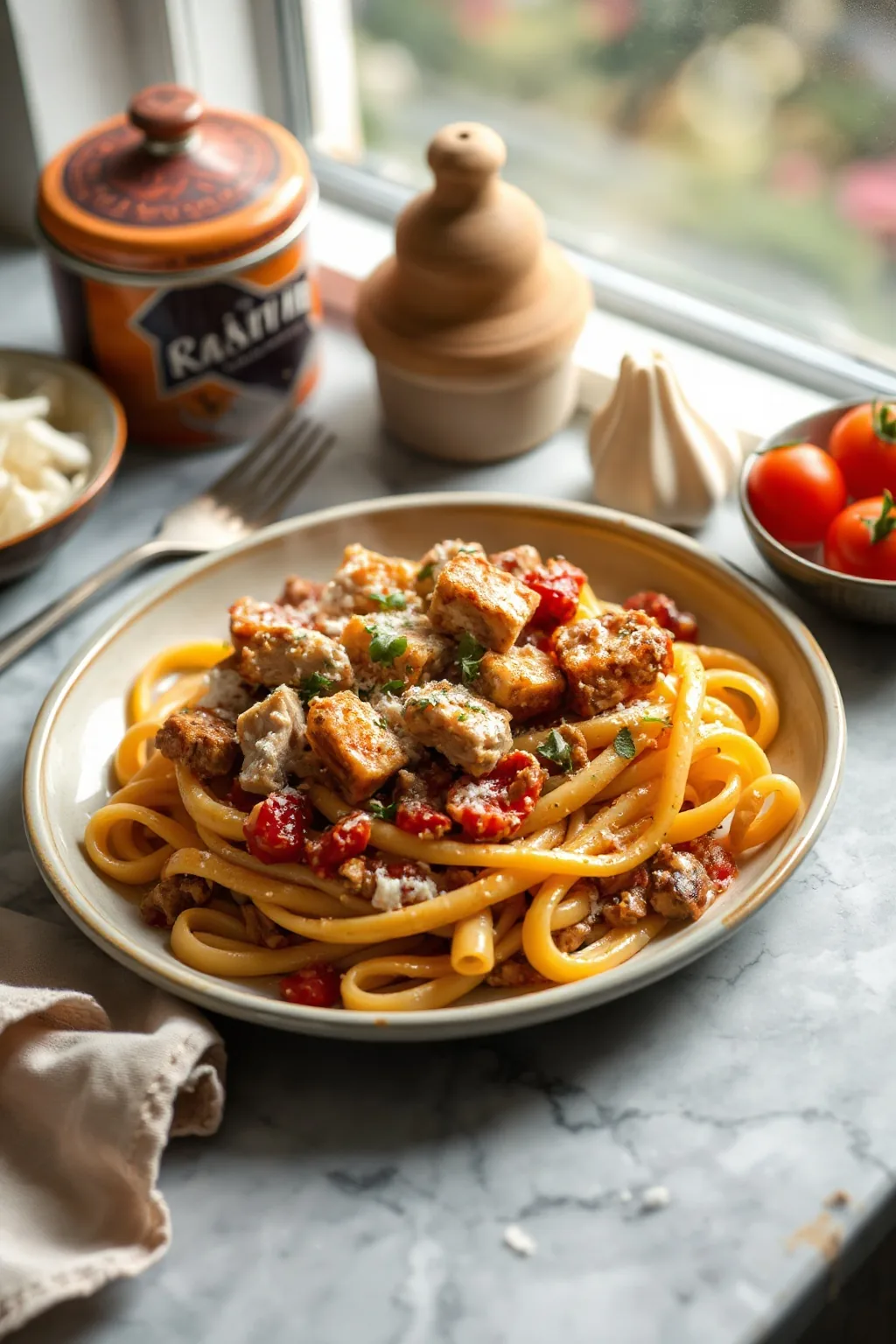 Italian Tuna Pasta Bake Recipe