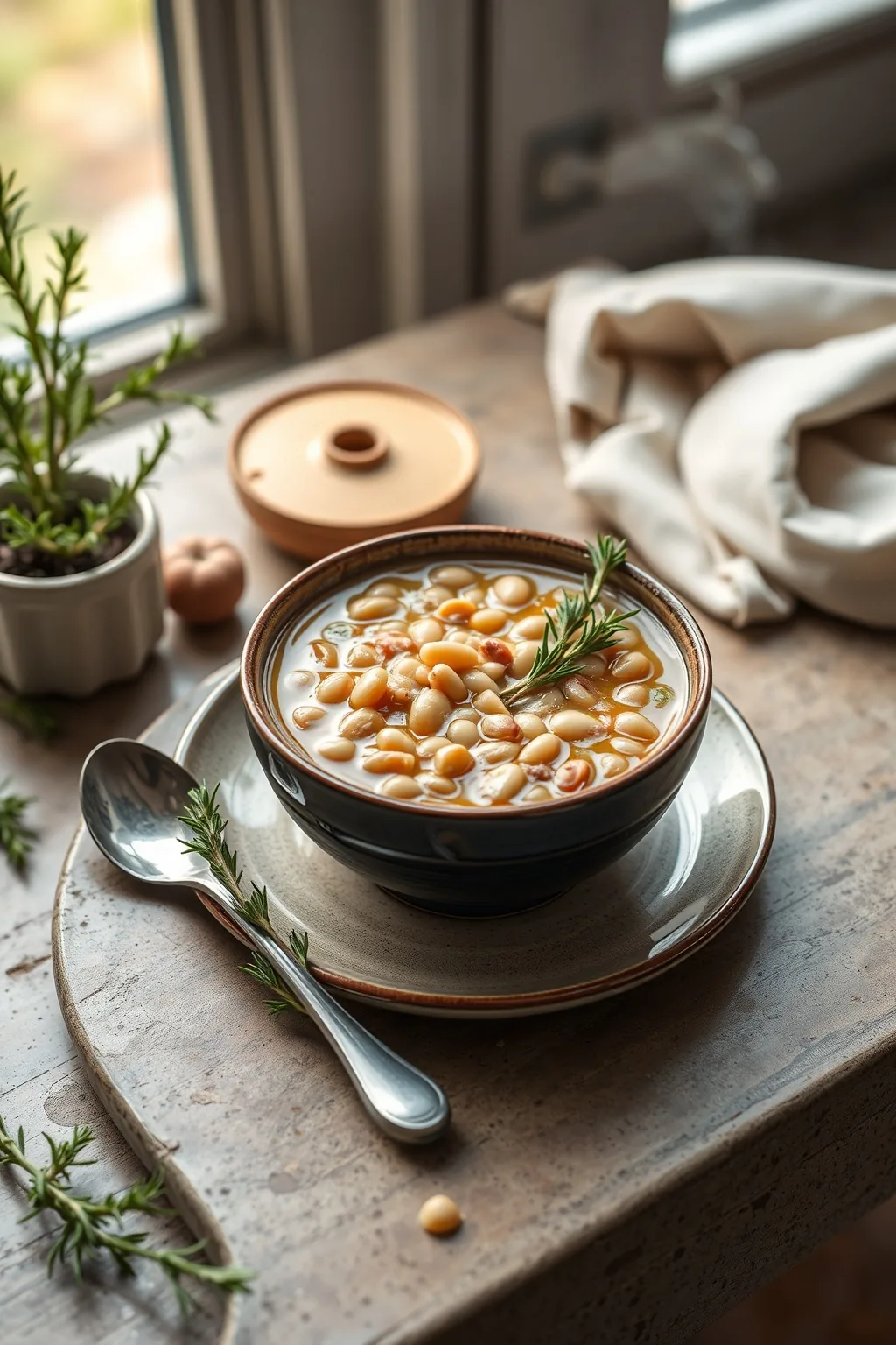 Italian White Bean and Rosemary Soup Recipe