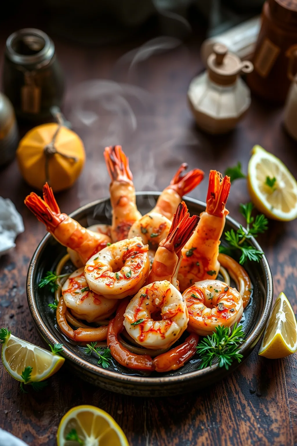 Lemon Garlic Grilled Shrimp Recipe