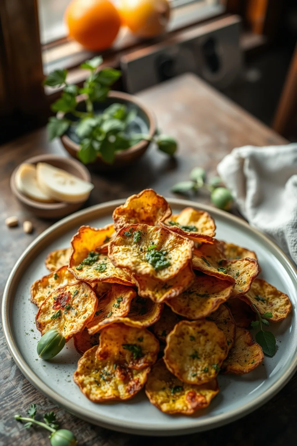 Pesto Chips Recipe