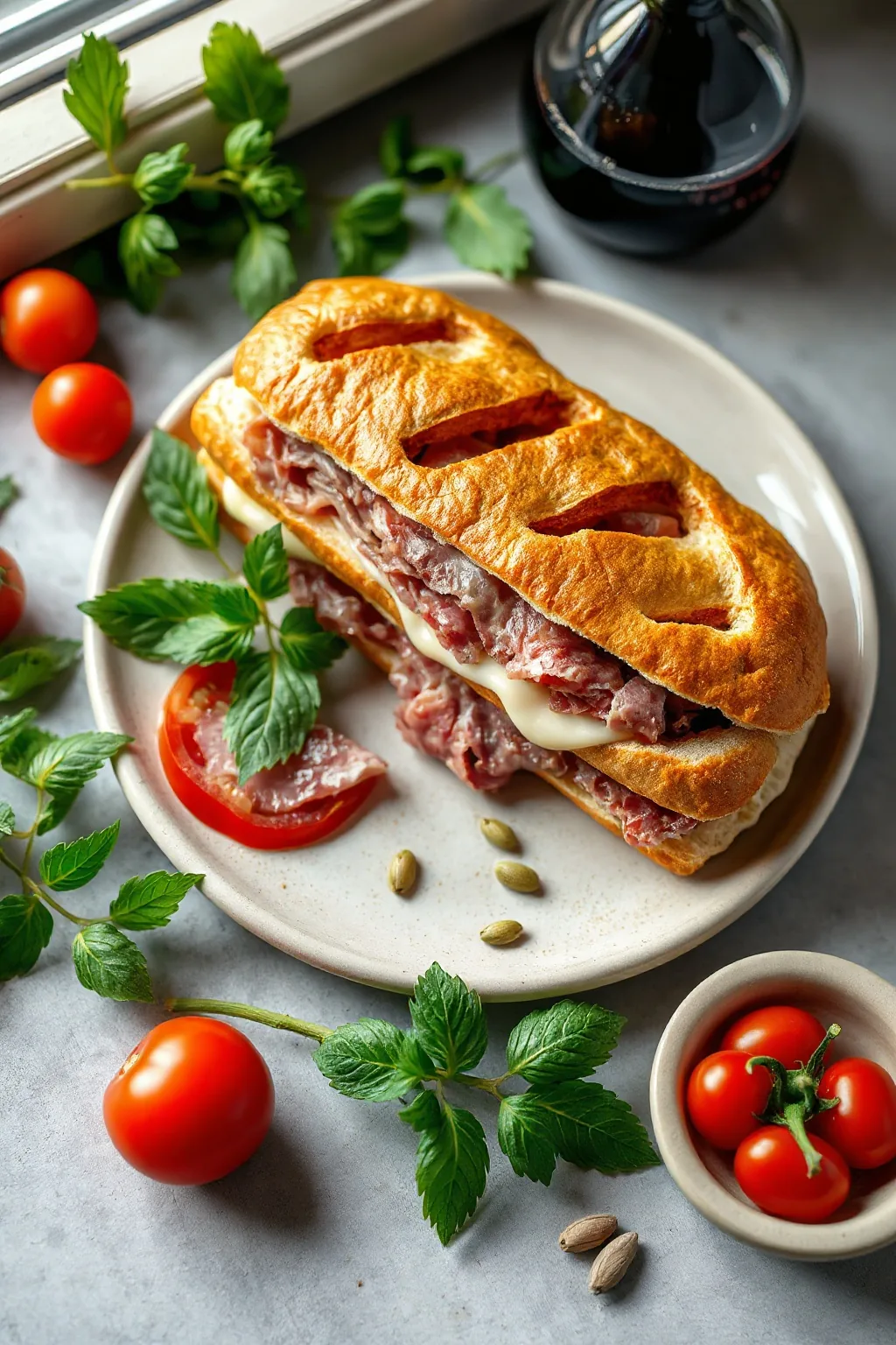 Salame and Taleggio Sandwich Recipe