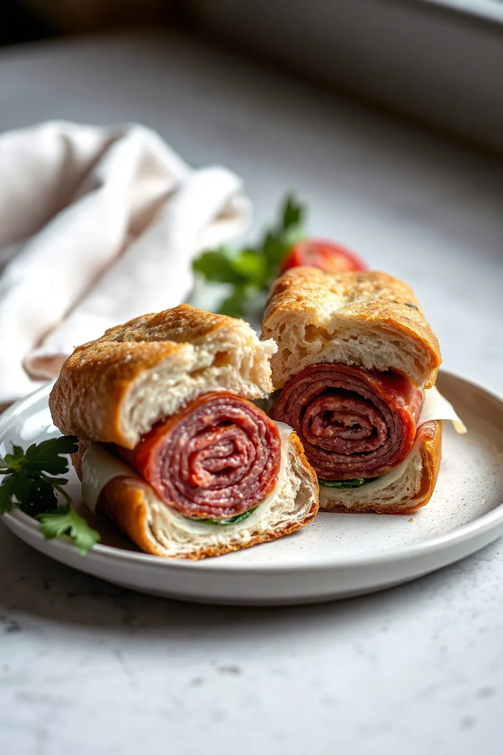 Salami and Provolone Sandwich Recipe