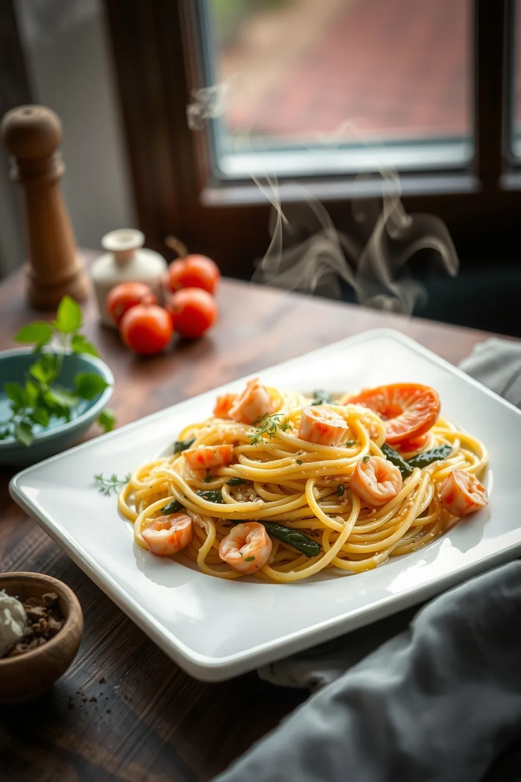 Seafood Fettuccine Recipe