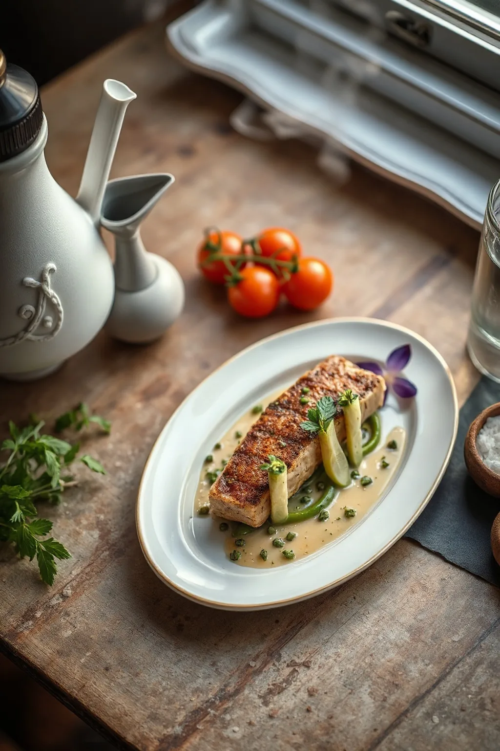 Seared Tuna with Herbs Recipe