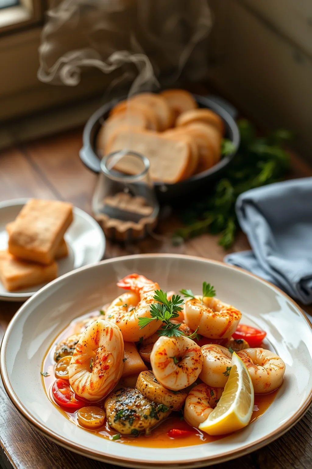 Shrimp and Scallop Scampi Recipe