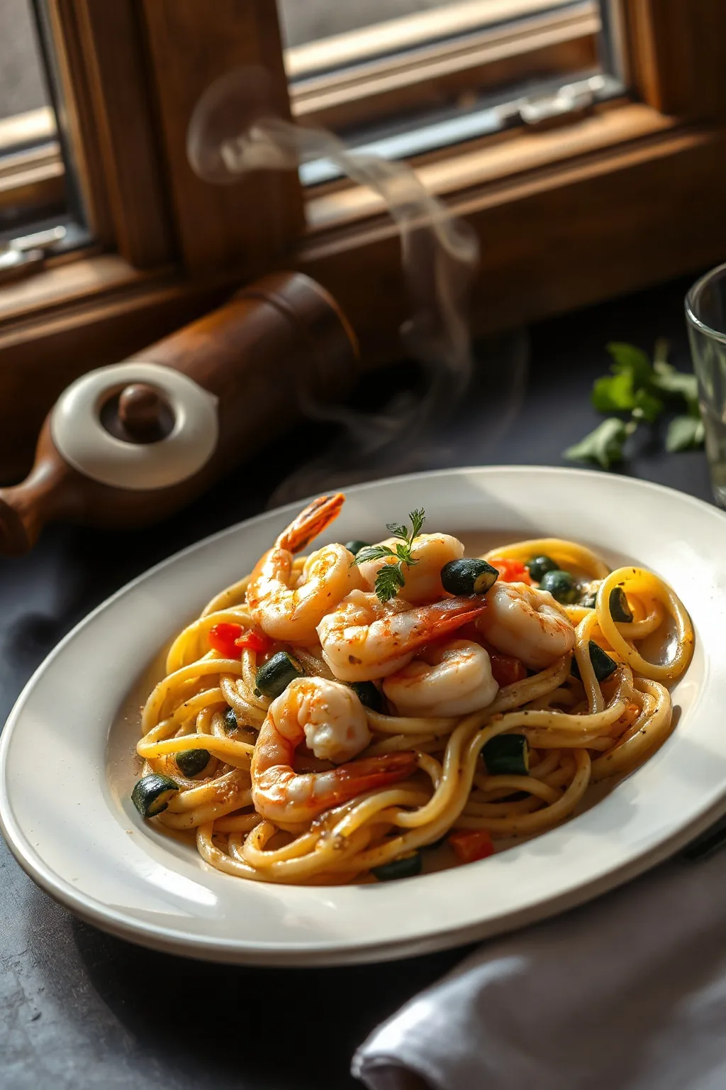 Shrimp and Zucchini Pasta Recipe