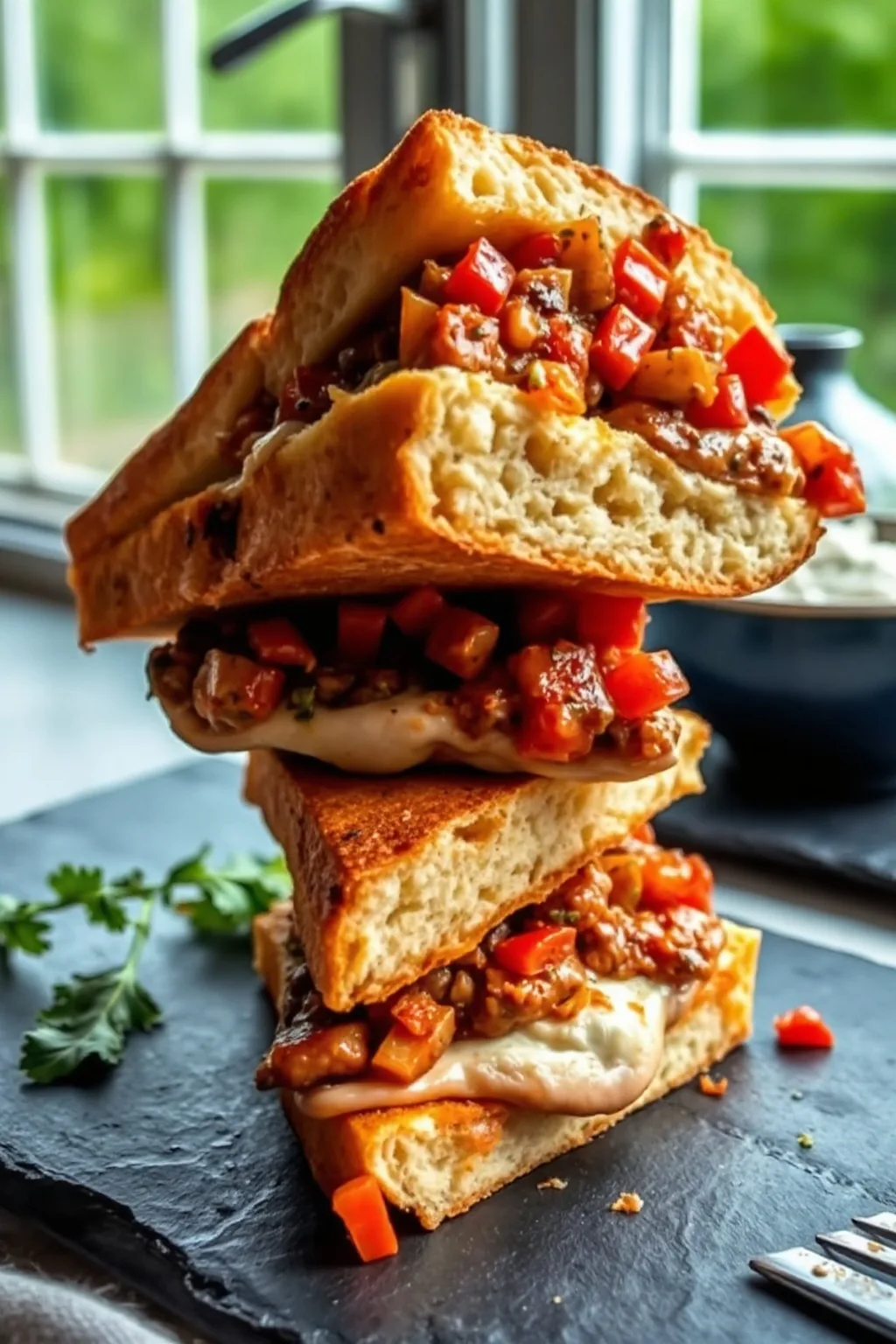 Sicilian Caponata Panini Recipe