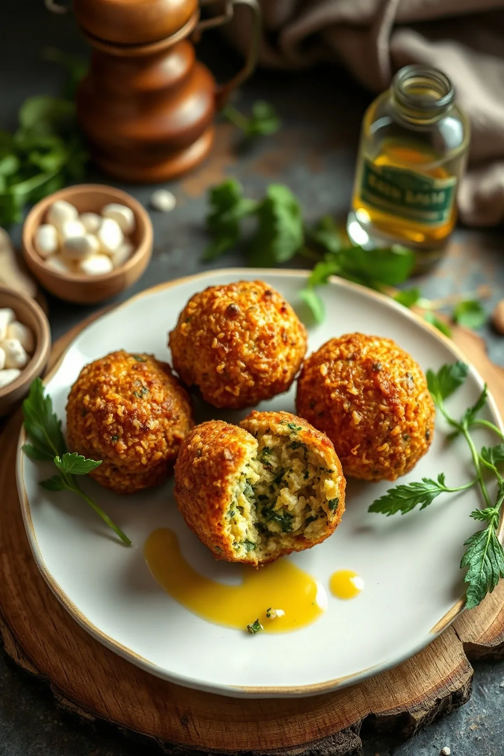Spinach Arancini Recipe