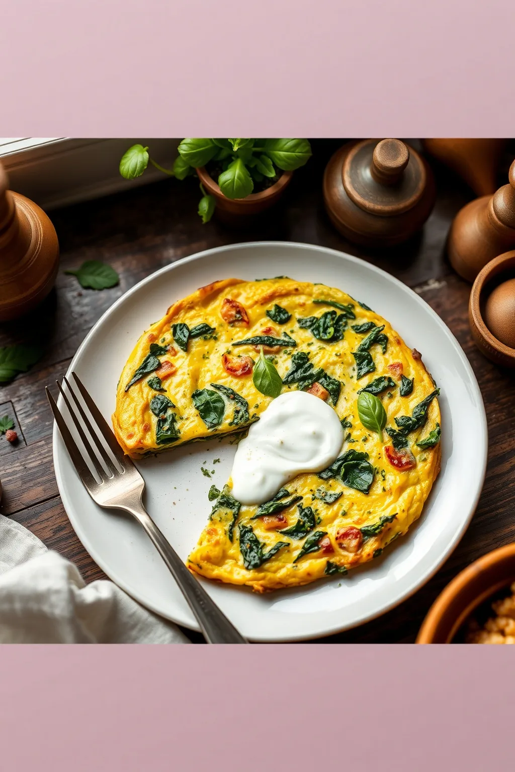 Spinach Frittata Recipe