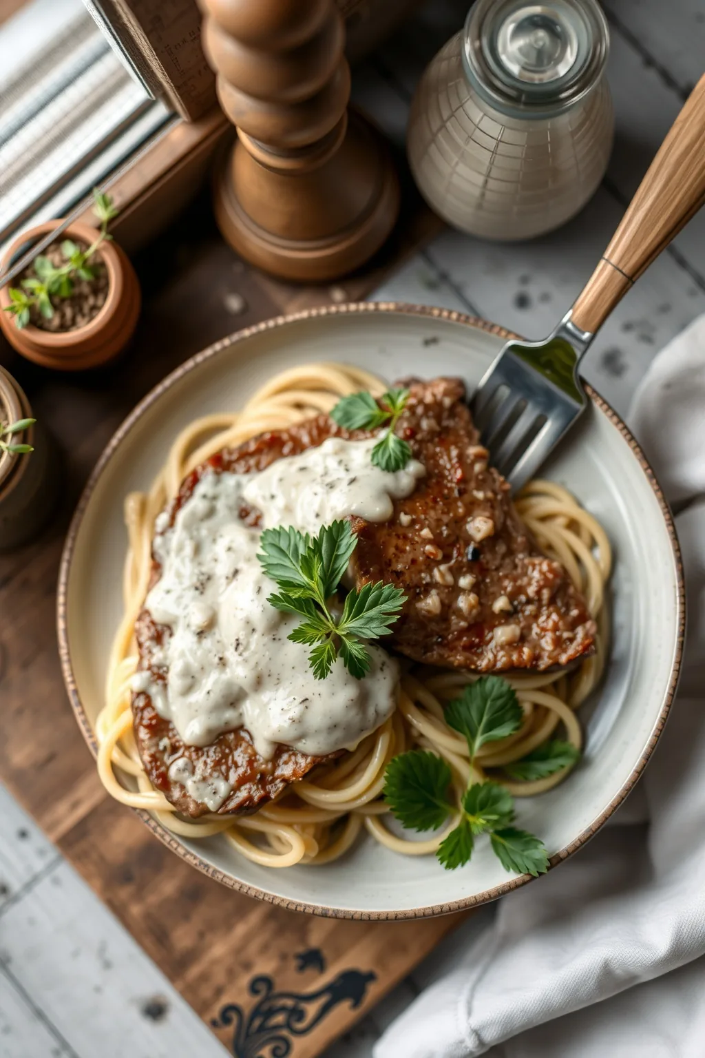 Steak Alfredo Recipe