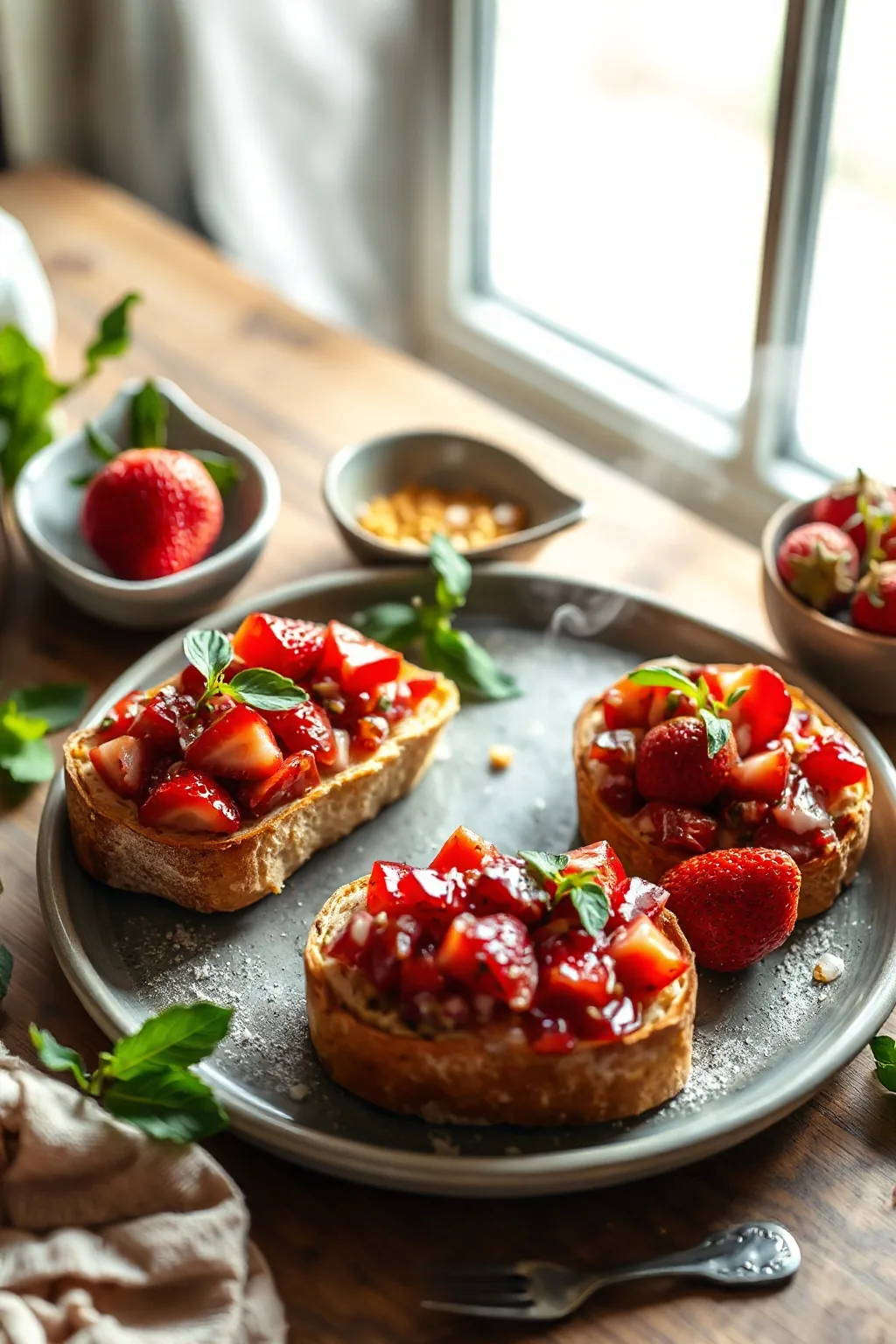 Strawberry Bruschetta Recipe