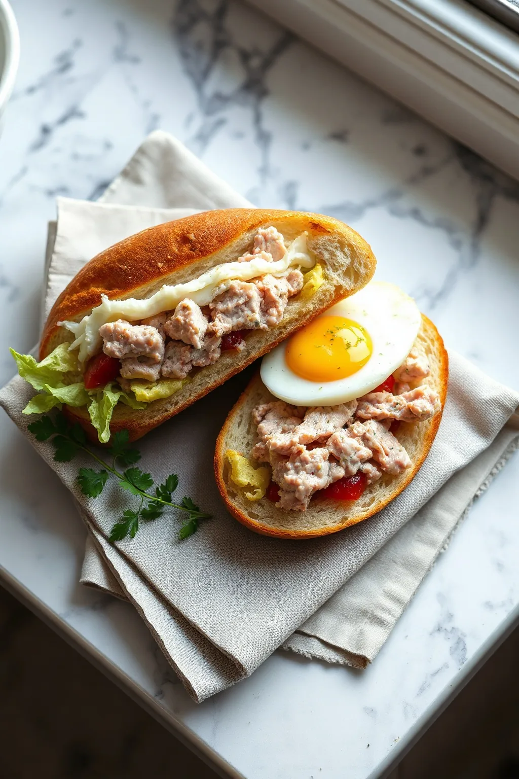 Tuna and Egg Tramezzino Recipe