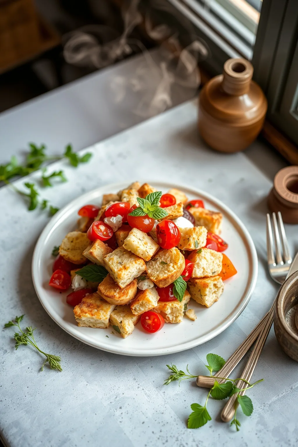 Tuscan Panzanella Bread Salad Recipe