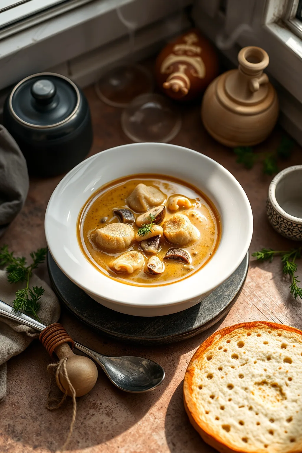 Zuppa di Castagne e Funghi Recipe